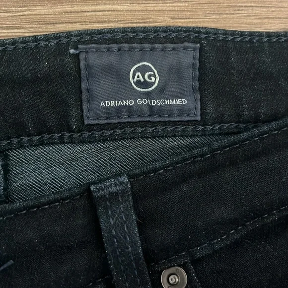 Ag Adriano Goldschmied Jeans The Stevie Slim Straight Ankle Dark Wash Size 30 - Picture 6 of 9